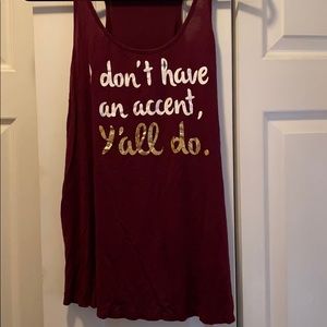 Lightweight, breezy graphic tank!